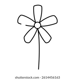 jasmine flower spring line icon vector. jasmine flower spring sign. isolated contour symbol black illustration
