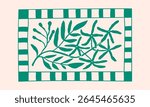 Jasmine flower stamp, hand drawn summer doodle print. Beach, marine and Mediterranean vibes. Retro postcard-style clipart in coastal, naive, minimal design. Perfect for travel, fashion, and decor.