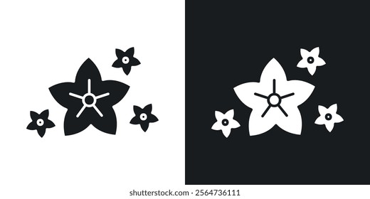 Jasmine icons in flat syle
