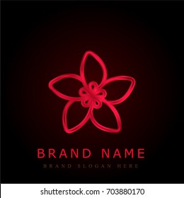 Jasmine Red Chromium Metallic Logo