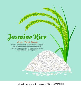 Jasmine Rice, illustration design.