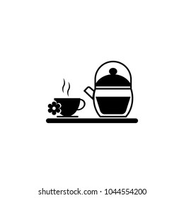 Jasmine tea icon. Element of SPA icon. Premium quality graphic design. Signs and symbols collection icon for websites, web design, mobile app on white background
