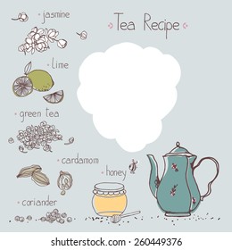 jasmine tea recipe template