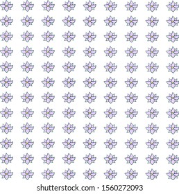 Jasmine wallpaper, illustration, vector on white background.