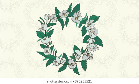 Jasmine wreath
