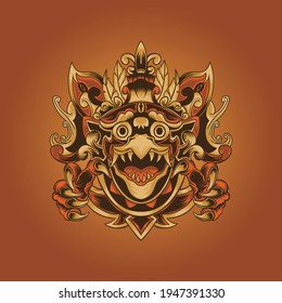 Jatayu Vector illustration for tshirt and mascot logo