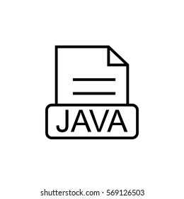 Java File Format Stock Vector (Royalty Free) 569126503 | Shutterstock