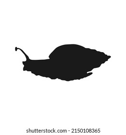 Java snail silhouette vector. which is very much needed for poster, flyer, and educational design materials.