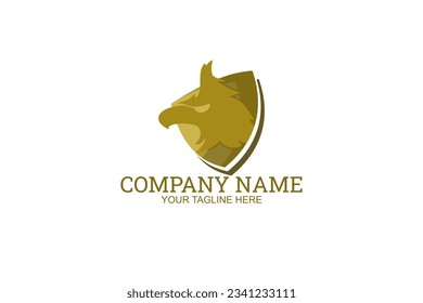 Javan Eagle Company Logo Vector Illustration. Suitable for business company, modern company, etc.