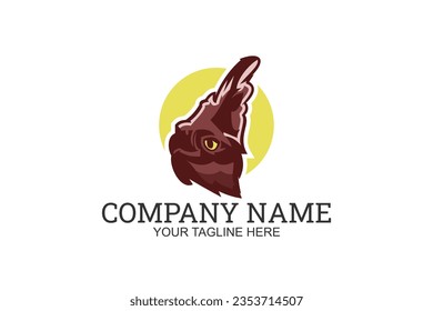 Javan Eagle Company Logo Vector Illustration. Suitable for business company, modern company, etc.