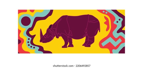 The Javan rhinoceros was chosen to be one of the world's football competitions which will soon be held next year.