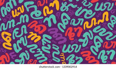 javanese batik grunge seamless pattern backgound