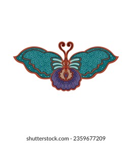 Javanese Batik icon Seamless Pattern vector image