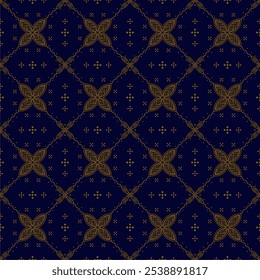 Javanese Batik Seamless Pattern, Batik design, repetition modern pattern, background, decorative. Seamless Patter