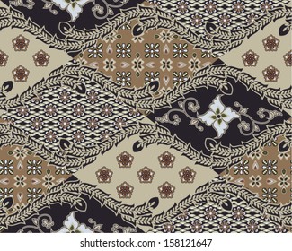 Javanese Batik Seamless Pattern (Set B1)