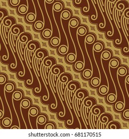 Javanese Batik Seamless Pattern - Set F4