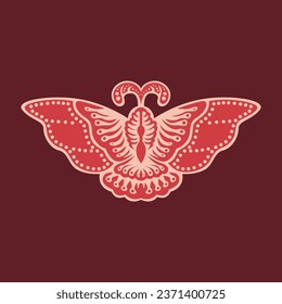 Javanese butterfly icon vector image illustration