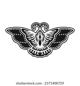 Javanese butterfly icon vector image illustration