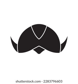 Javanese hat symbol or blangkon
 icon,logo illustration design template