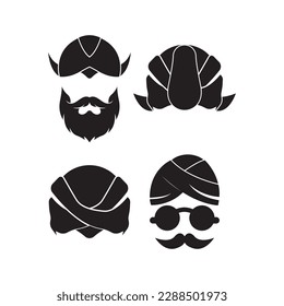 Javanese hat symbol or blangkon
 icon,logo illustration design template