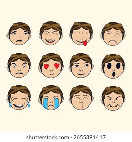Javanese Head Expressions A Collection of Diverse Emotions