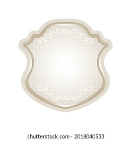 Javanese traditional motif frame with old colors and styles. Vector