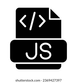 Javascript Vector Glyph Icon For Personal And Commercial Use.
