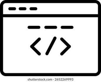 Javascriptspace vector line icon design