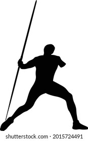 javelin throw male athlete disabled black silhouette svg