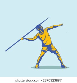 Javelin Throw Sports Competition Art