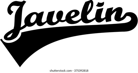 Javelin word retro