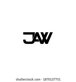 Jaw Letter Original Monogram Logo Design Stock Vector (Royalty Free ...