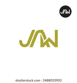 JAW Logo Letter Monogram Design