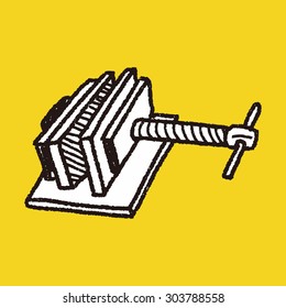 jaw vice doodle
