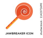 Jawbreaker icon vector isolated on white background for your web and mobile app design, Jawbreaker logo concept
