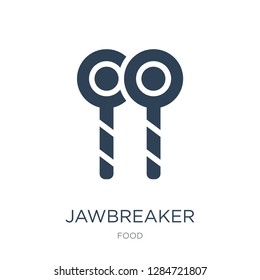 jawbreaker icon vector on white background, jawbreaker trendy filled icons from Food collection, jawbreaker vector illustration