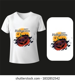 Jaws bear monster vector illustration Design T-shirts with trendy image of a floral unicorn. Flower pattern on sleeves. Print vector design
