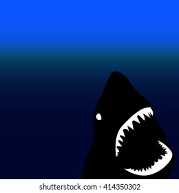 The jaws of the deep blue sea.