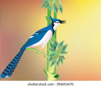 Jay,
birds is chirping,     All elements are in separate layers color can be changed easily.     