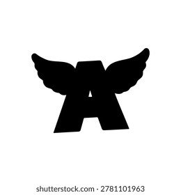 Jay flying silhouette vector