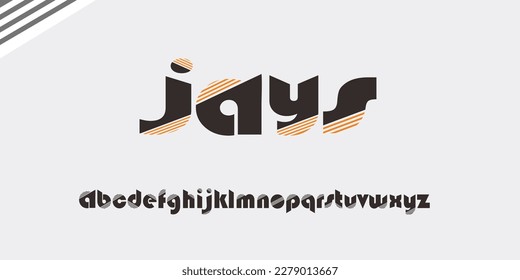 The Jays font is a very modern, simple, and unique font, as well as having its own character.