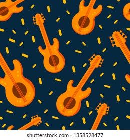 jazz background jazz ornament simple pattern guitar ornament 