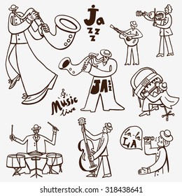 jazz band cartoons