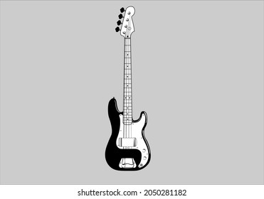 
Jazz band icon. Group of black musical instruments isolated on a white background. Vector illustration for concert festival party