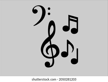 
Jazz band icon. Group of black musical instruments isolated on a white background. Vector illustration for concert festival party