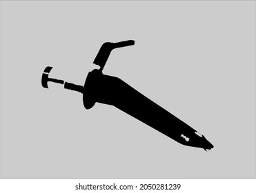 
Jazz band icon. Group of black musical instruments isolated on a white background. Vector illustration for concert festival party