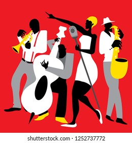 Jazz Band (Vector Art)