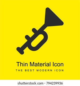 Jazz bright yellow material minimal icon or logo design