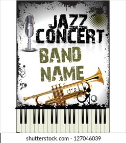 Jazz concert poster