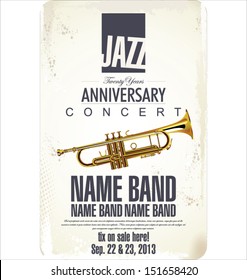 Jazz concert poster